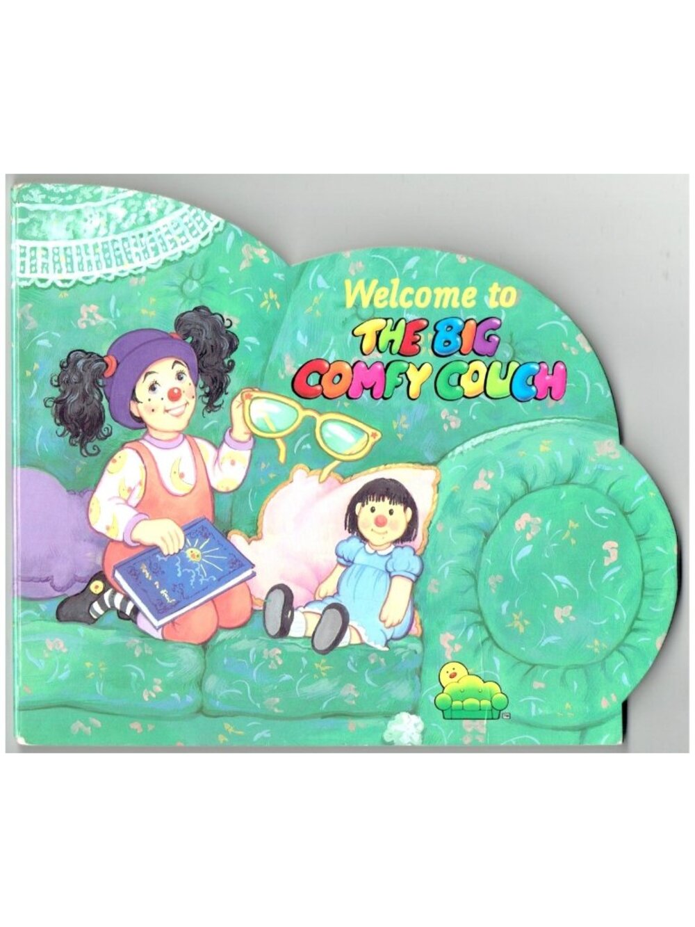 Vintage Children’s Board Book WELCOME TO THE BIG COMFY COUCH Richard Kolding HTF